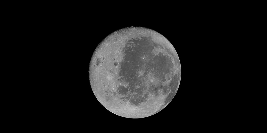 Una vista de la cara visible del satélite, ayer.