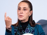 LA JEFA DEL EJECUTIVO,
Claudia
Sheinbaum, ayer,
en conferencia.