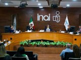 Sesión extraordinaria del Inai, el pasado 31 de marzo.