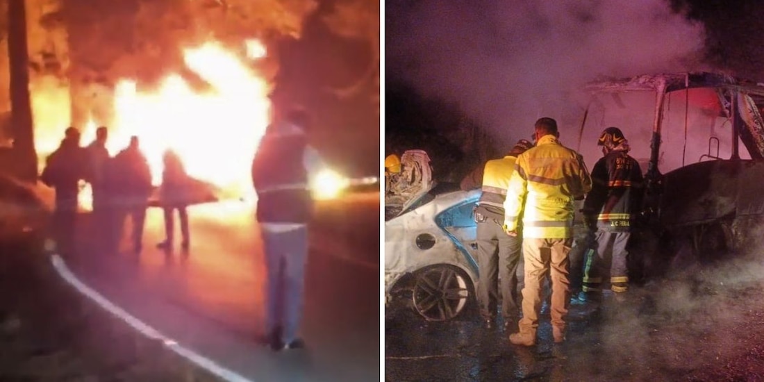 Accidente en la México - Cuernavaca deja al menos cuatro muertos y 11 heridos, según reportes.