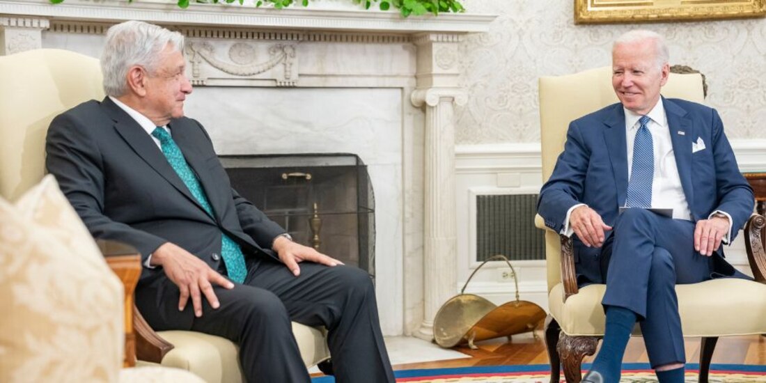 Reunión de AMLO con Joe Biden.