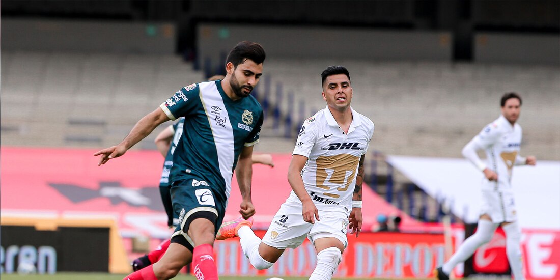Pumas y Puebla se enfrentaron en el Estadio Olímpico Universitario.