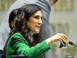 Kenia López Rabadán, presidenta de la mesa directiva de la Cámara de Diputados