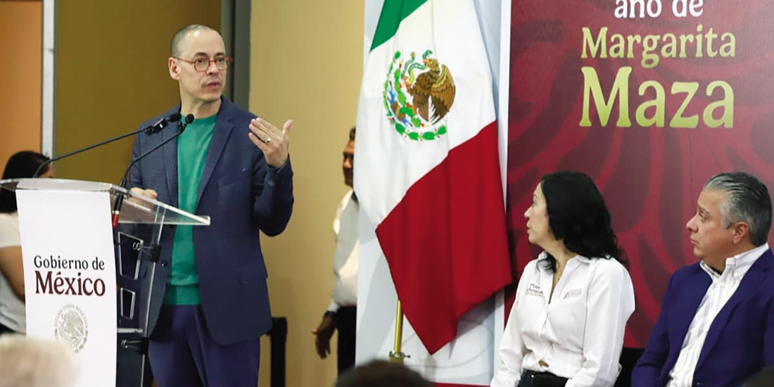 El titular de la ATDT, José Antonio Peña Merino, el pasado 26 de febrero en Michoacán.