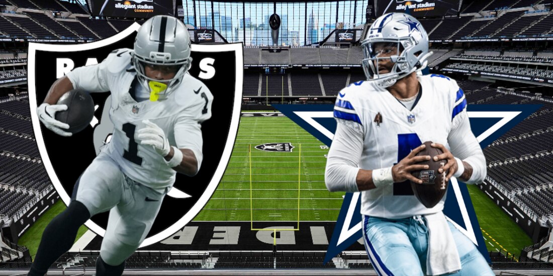 Raiders y Cowboys cierran la Semana 11 en el Allegiant Stadium.