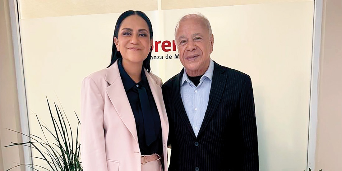 Los dirigentes de Morena y PT, Ariadna Montiel y Alberto Anaya, se reunieron el pasado 24 de septiembre. En redes sociales, Morena destacó que “la unidad seguirá siendo nuestra fuerza”.