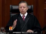Arturo Zaldívar, ministro presidente de la SCJN, en el marco del inicio del segundo periodo de sesiones