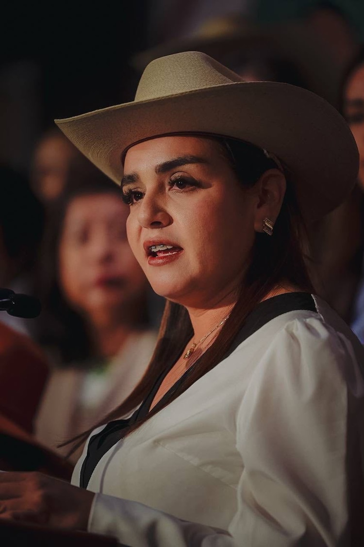 Grecia Quiroz este día en San Lázaro.