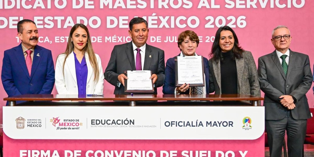 La Gobernadora Delfina Gómez Álvarez encabezó la firma del convenio laboral que impactará positivamente en la economía de miles de familias.