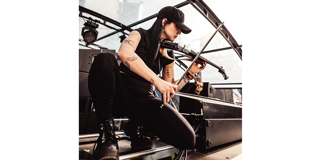 LA DJ mexicana,
en una de sus
presentaciones.