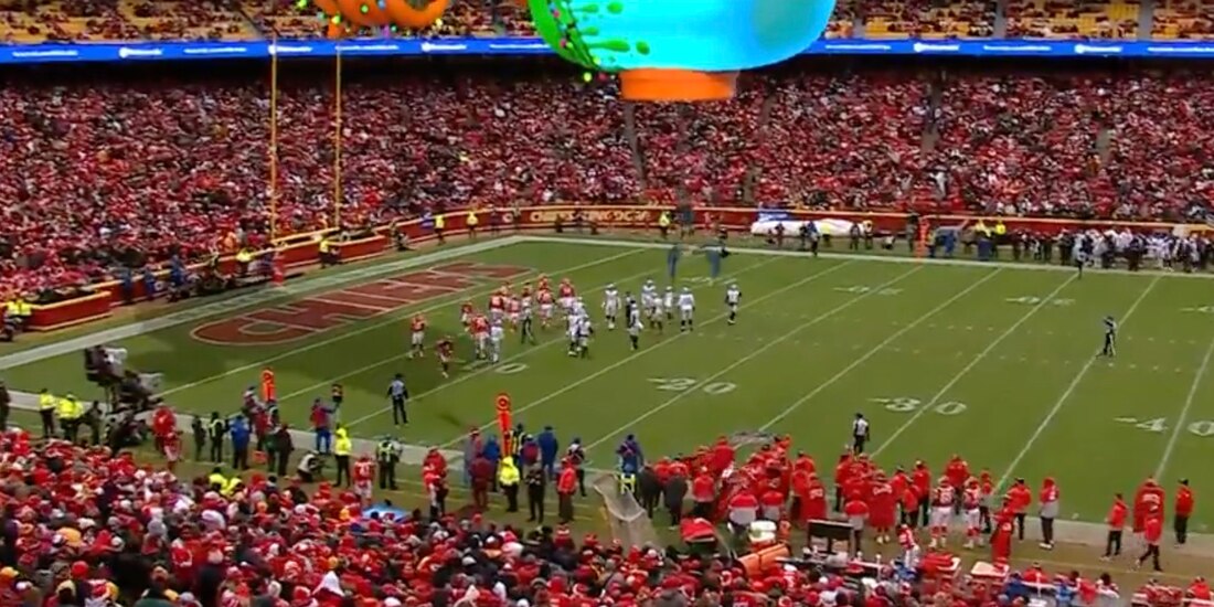 El juego Chiefs vs Raiders se vivió con transmisión de Nikelodeon