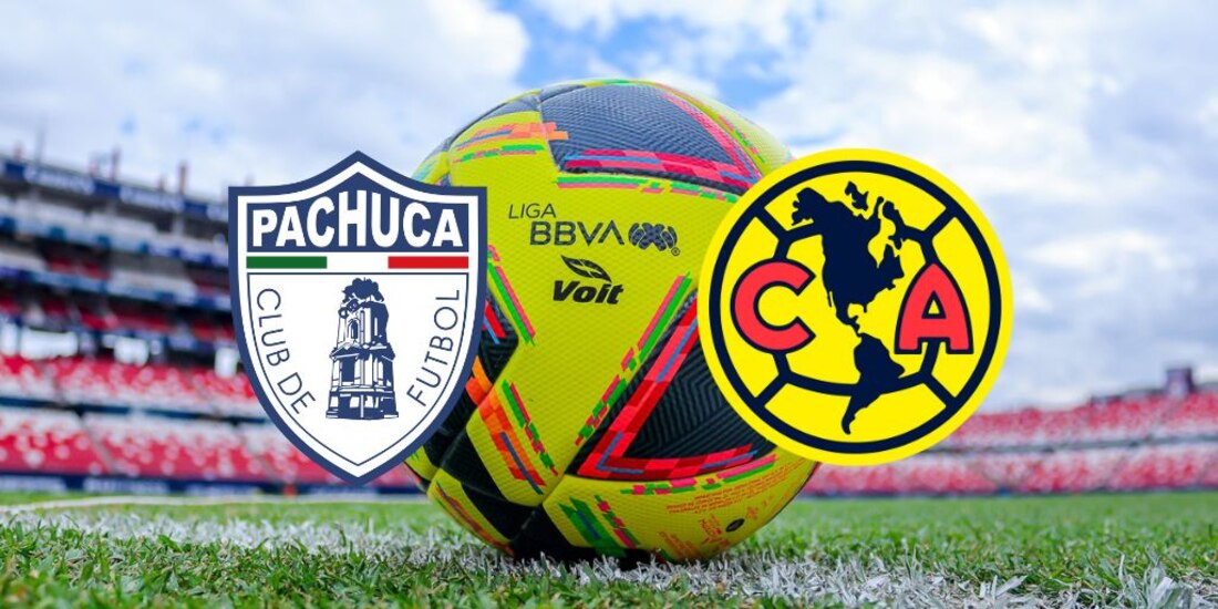 Pachuca recibe al América en la Jornada 14 del Clausura 2025.