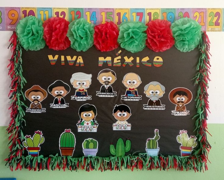 Decoracion para el 20 de noviembre