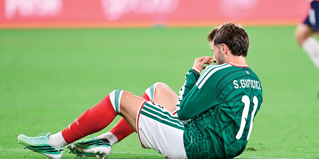 El bebote lamenta una de sus fallas de ayer, en el duelo ante EU.