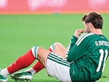 El bebote lamenta una de sus fallas de ayer, en el duelo ante EU.