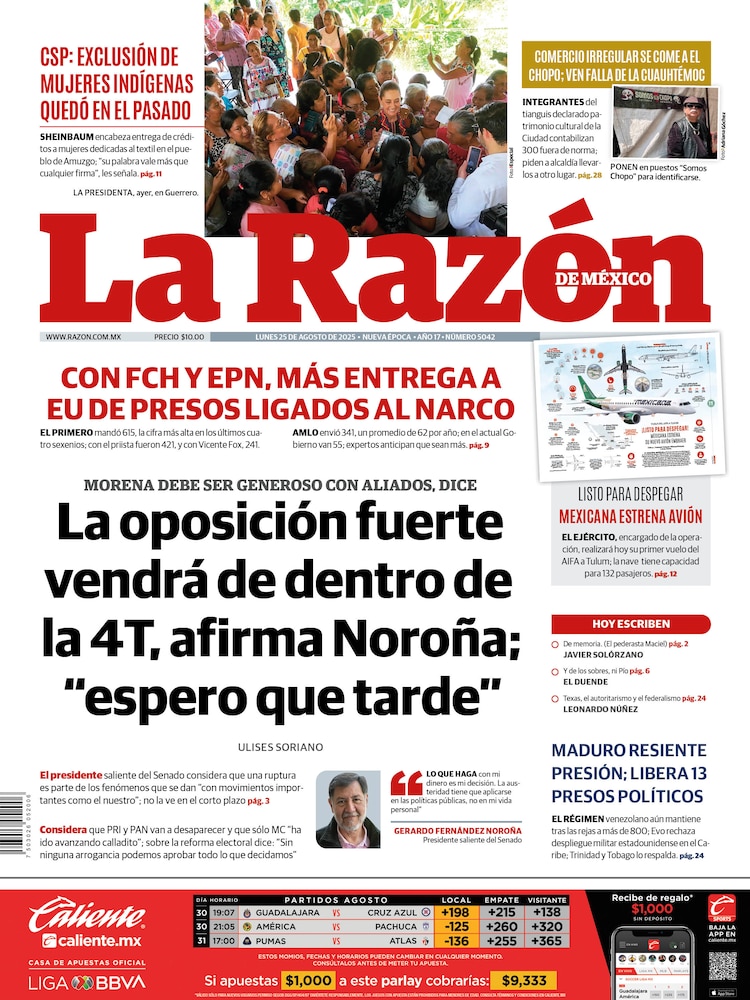 La Razón 25 Agosto 2025
