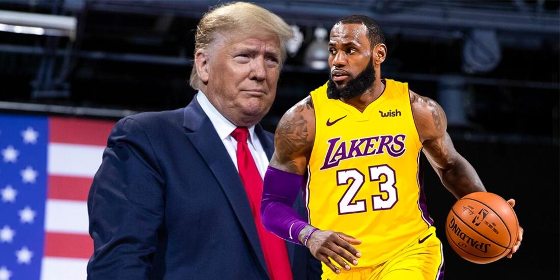 Donald Trump y LeBron James mantienen diferencias de cara a las elecciones USA 2020.