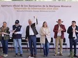 El gobernador Alfredo Ramírez Bedolla invita al mundo a presenciar el vuelo de la Mariposa Monarca en Michoacán.