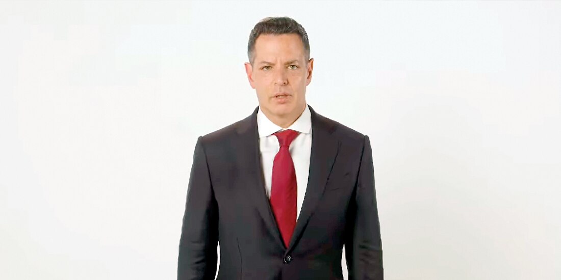 Alejandro Murat, en el video que difundió a través de sus redes sociales, ayer.