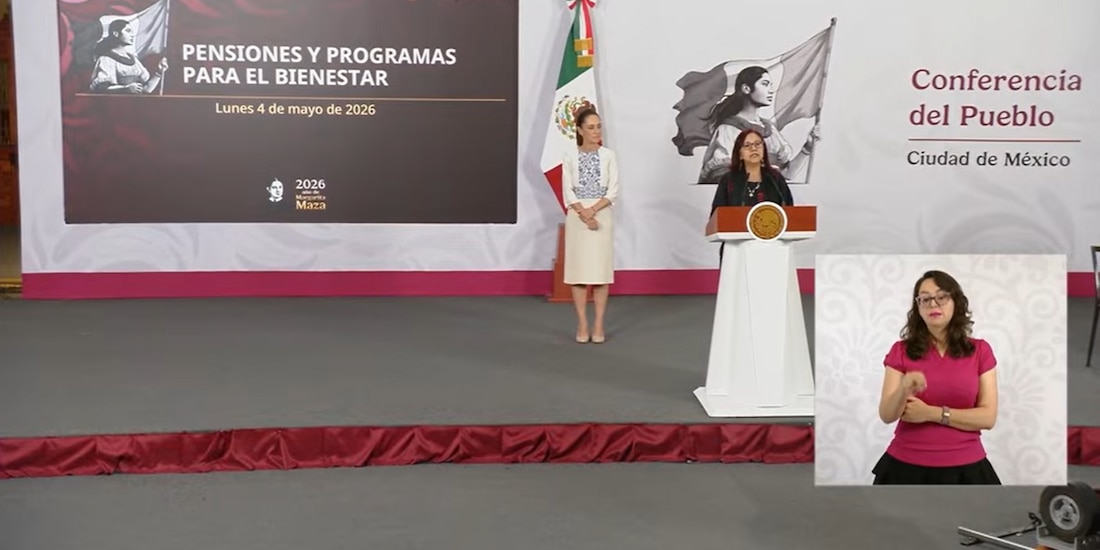 Leticia Ramírez, secretaria del Bienestar en la Mañanera de CSP.