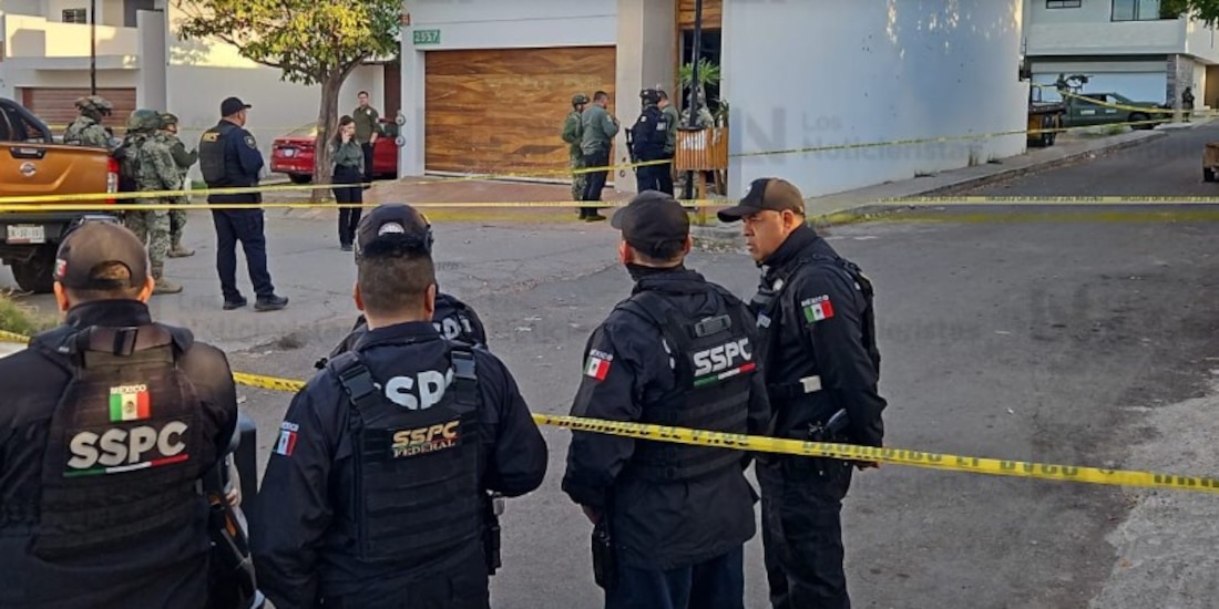 La Policía resguardó la zona del ataque.