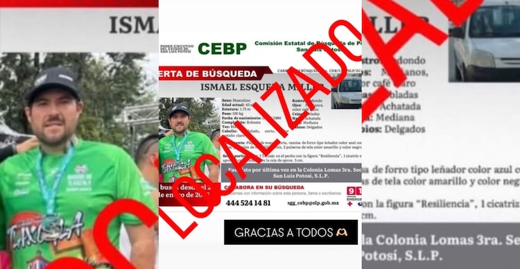 Localizan a Ismael Esqueda Miller