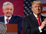 El Presidente López Obrador y su homólogo Donald Trump