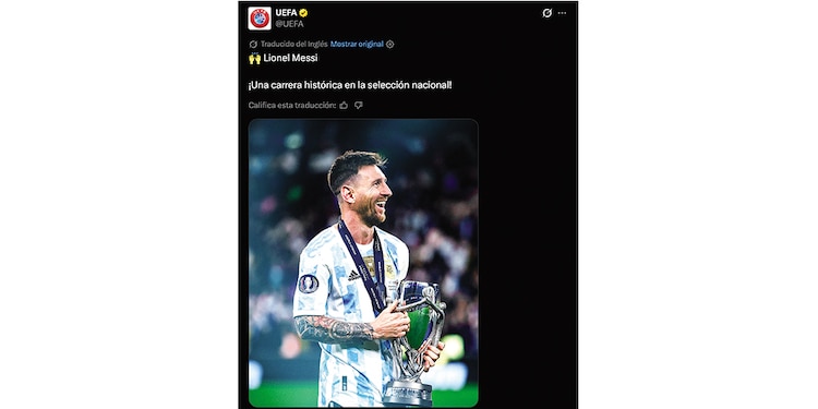 Aspectos del adiós de Leo Messi de la selección argentina