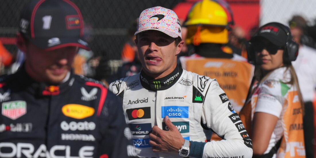 Lando Norris fue abucheado por la afición mexicana.