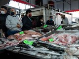Mercado La Nueva Viga, uno de los más populares para adquirir mariscos.