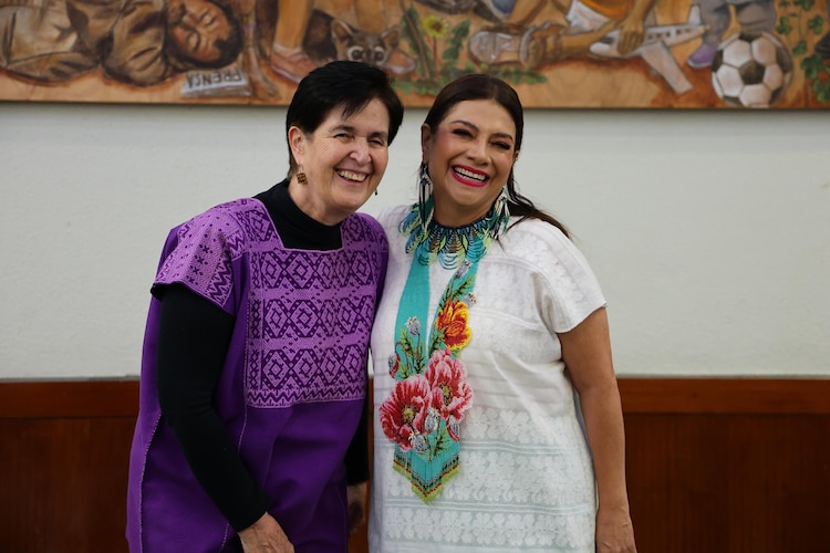 Clara Brugada y Dolores González Saravia reafirman el compromiso institucional con la defensa de los derechos humanos.