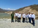 AMLO supervisa obras en Sierra Madre