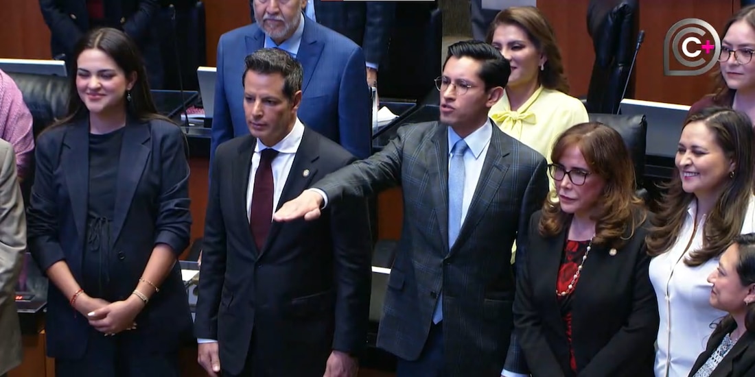 Sesión en el Senado.