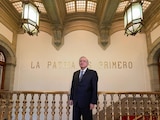 El Presidente, ayer en Palacio Nacional.