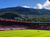 El estadio del SK Brann, equipo de la Primera División del futbol de Noruega, donde 12 jugadores del club organizaron una orgía.