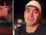 Influencers sufren accidente y resultan heridos; a la derecha, "Suavecito" y, al fondo, Lizeth Adamary.