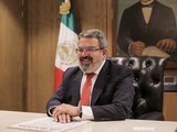 Jorge Nuño, titular de la SICT, en entrevista con La Razón.