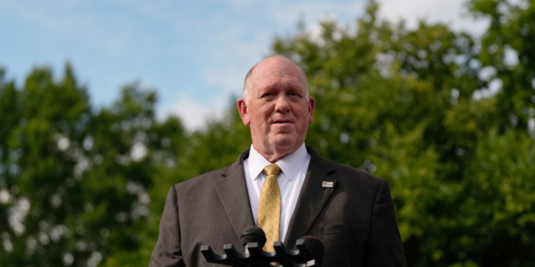 Tom Homan, el pasado 10 de julio, en entrevista con medios.