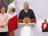 La Presidenta de México y el Gobernador de Michoacán.