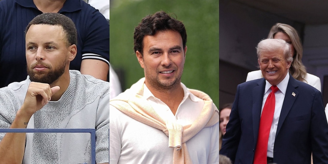 Los famosos se dieron cita en la final del US Open 2025