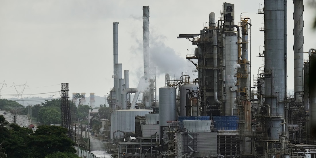 La refinería 'El Palito' en Puerto Cabello, Venezuela