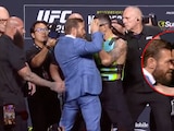 Conor McGregor y Max Holloway tienen intenso cara a cara antes de su pelea en UFC