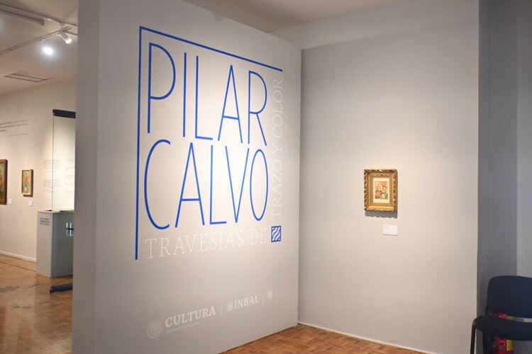 6. Pilar Calvo. Travesías de trazo y color. Exposición