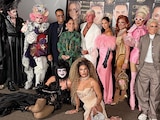 PARTICIPANTES y parte del jurado de La
Más 2, ayer en el arranque de la temporada.