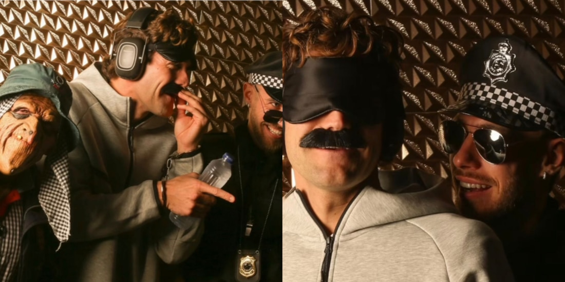 Marcos Alonso se disfrazó de Nicolás Maduro.