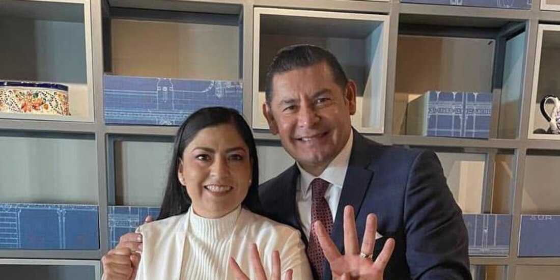 Claudia Rivera Vivanco y Alejandro Armenta.