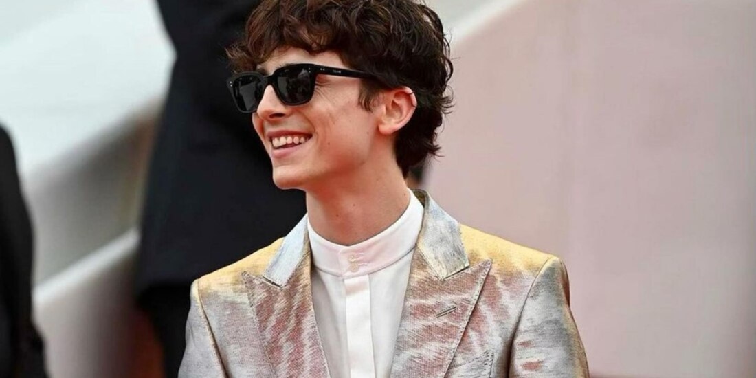 Timothée Chalamet conquitó Cannes 2021 con su traje plateado de Tom Ford