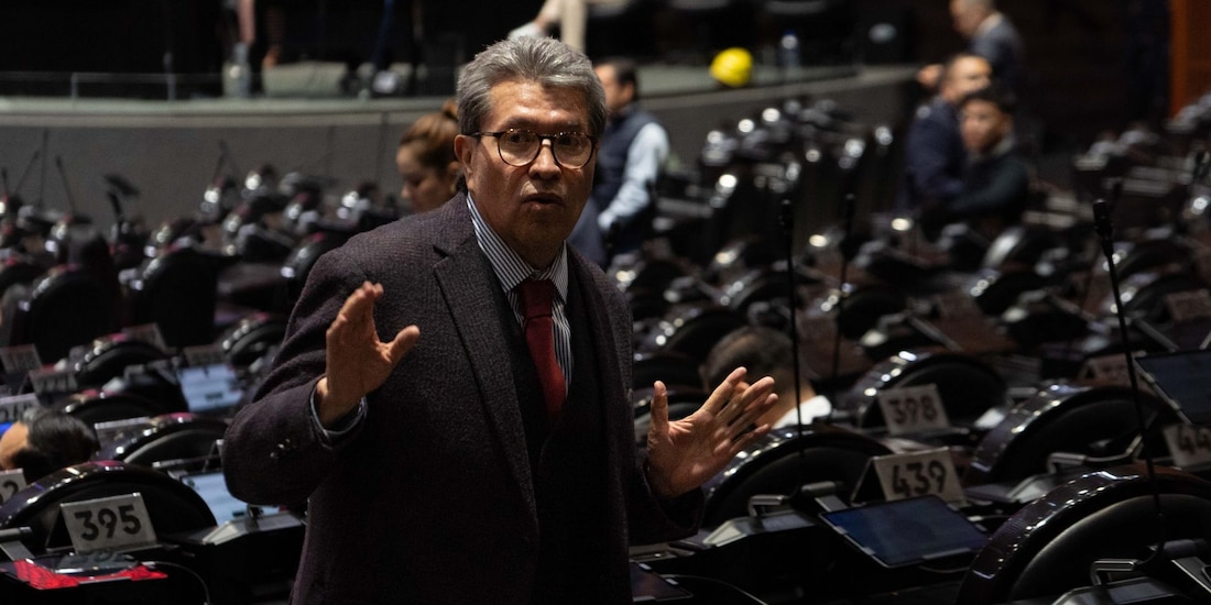 Ricardo Monreal Ávila, coordinador del Morena en la Cámara de Diputados, el 2 de septiembre de 2026.