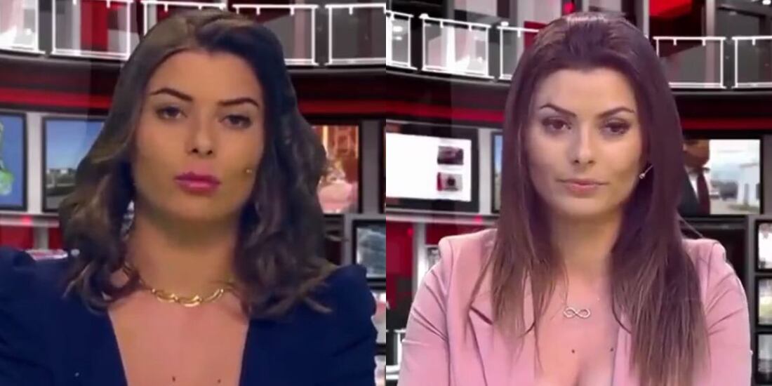 Presentadoras de noticias generan polémica en redes por usar poca ropa.