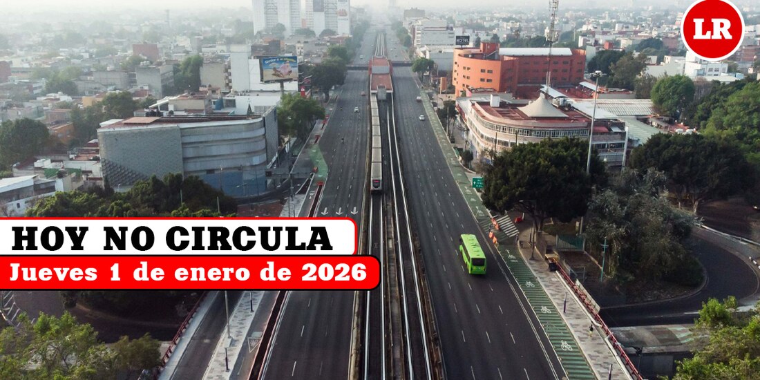 Revisa cómo aplica el Hoy No Circula este jueves 1 de enero de 2026.
